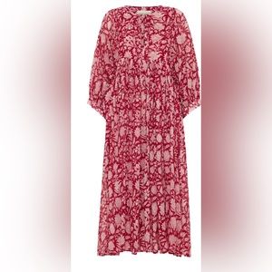 Daughters of India Kyra Midi Dress ~ Saffron